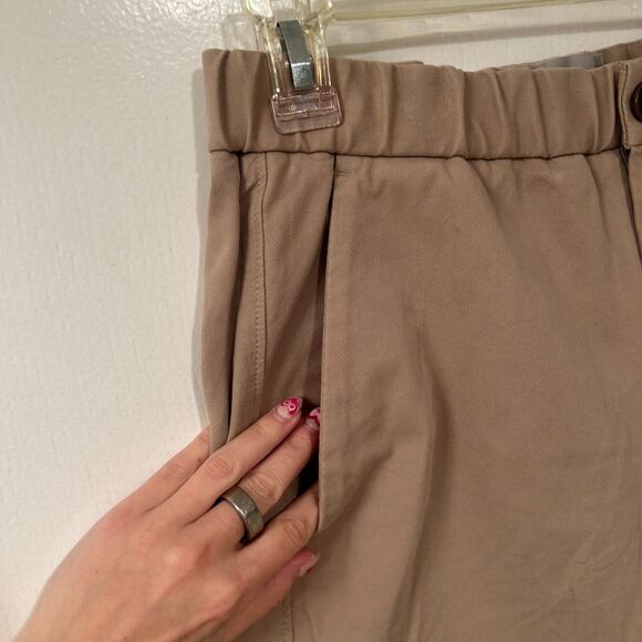 Everlane Elastic Waist Chino Shorts Khaki Tan Small - Picture 5 of 10